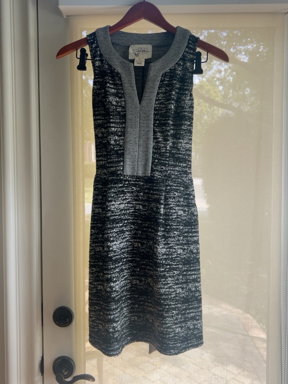 Anthropologie Tabitha Petite Marled Fit & Flare Dress 0P